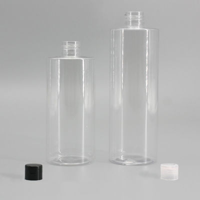 Transparent Cylinder 24mm 350ml Empty Skin Care Bottles