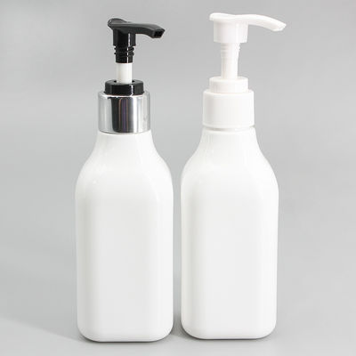 Square 200ml Plastic Cosmetic Packaging Bottle For Shampoo