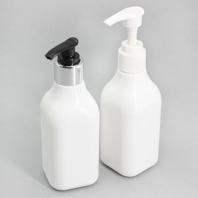 Square 200ml Plastic Cosmetic Packaging Bottle For Shampoo