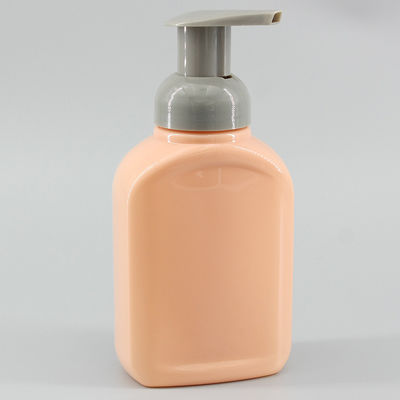 PET Colorful 300ml Flat Foam Pump Bottle For Personal Care