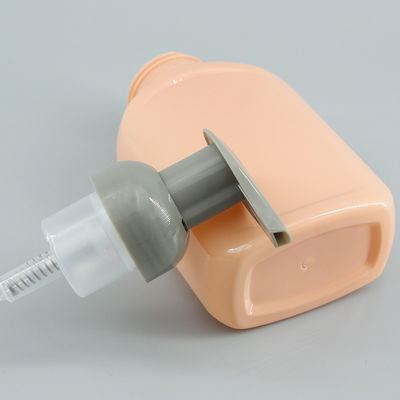 PET Colorful 300ml Flat Foam Pump Bottle For Personal Care