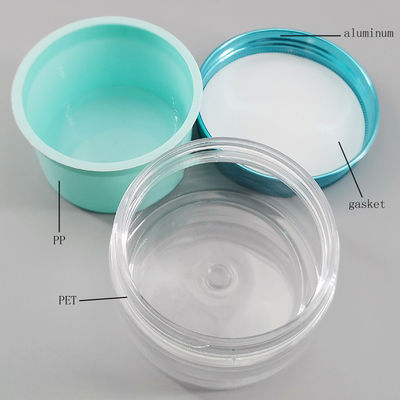 Plastic Double Wall Layers 80g Face Sleeping Hair Cream Jar