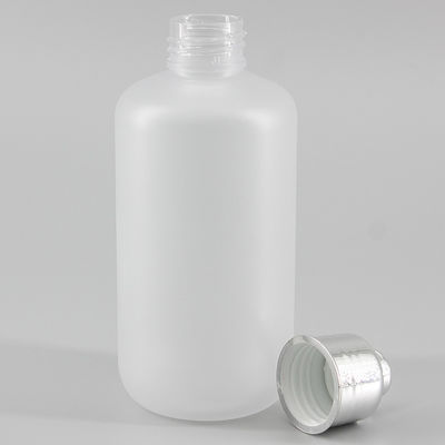 Cylindrical 6.76oz 200ml Frosted PET Cosmetic Bottle For Skin Moisturizer