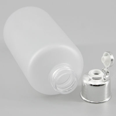 Cylindrical 6.76oz 200ml Frosted PET Cosmetic Bottle For Skin Moisturizer
