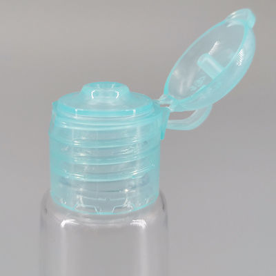 Transparent PET Flip Top Cap 0.68oz 20ml Lotion Cream Bottle