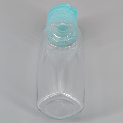 Transparent PET Flip Top Cap 0.68oz 20ml Lotion Cream Bottle