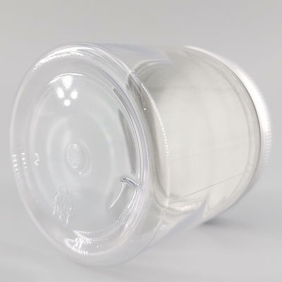 7.0oz/200ml PET Clear Plastic Jar With Aluminum Cover, Wide Mouth Jar For Food Snacks Cosmetic Packaging Storage Tank