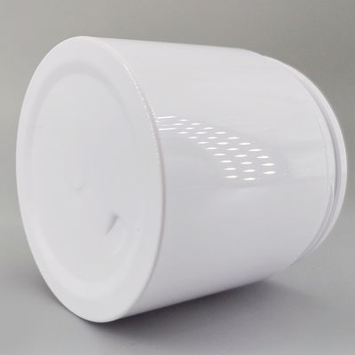 350ml White PET Plastic Jar With PP Screw Cap, Cylinder Wide Mouth Jar For Hair Gel Cosmetic Food Tooth Powder Packaging