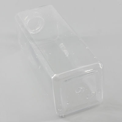 300 / 500 / 550ml PET Clear Square Shampoo Shower Gel Bottle Home Use Large Clear Hand Sanitizer Flat Plastic Bottle