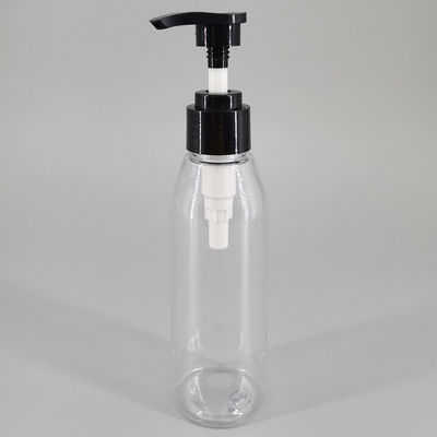 4.06oz120ml Clear Cylindrical PET Cosmetic Bottle Customizable Body Lotion Shampoo Emollient Cream Plastic Bottle