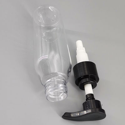 4.06oz120ml Clear Cylindrical PET Cosmetic Bottle Customizable Body Lotion Shampoo Emollient Cream Plastic Bottle