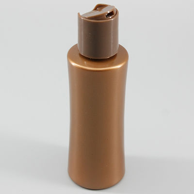 4.06oz120ml Brown PET Cosmetic Bottle With Chiaki Cover Plastic Bottle Lotion Toner Make-Up Water Bottle