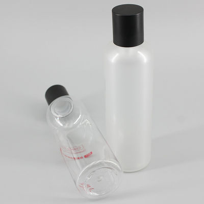 6.76oz/200ml Customizable Cylindrical PET Bottle, Clear Matte Cosmetic Bottle, Lotion Spray Plastic Bottle