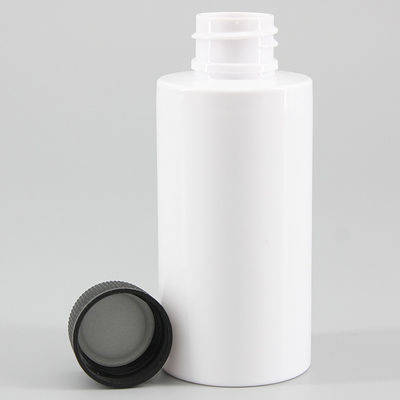 2.02oz60ml Mini White PET Flat Shoulder Liquid Lotion Cream Bottle With Screw Cap Sprayer Travel Portable Plastic Bottle