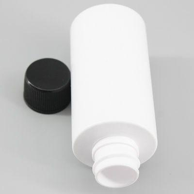 2.02oz60ml Mini White PET Flat Shoulder Liquid Lotion Cream Bottle With Screw Cap Sprayer Travel Portable Plastic Bottle