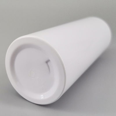 White Cylinder Toner Make-Up Water PET Plastic Bottle 120ml Screw Cap Skin Care Bottle