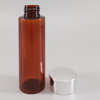 Empty 3.5oz Lotion Toner PET Plastic Bottle Sliver Screw Cover Skin Care Bottle