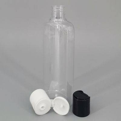 6.76oz 200ml Transparent PET Plastic Mouthwash Disinfectant Bottle