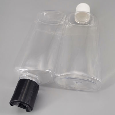 6.76oz 200ml Transparent PET Plastic Mouthwash Disinfectant Bottle