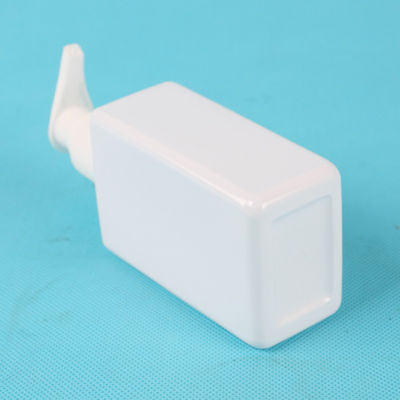150ml PET White Square Cosmetic Men's Shampoo Pump Bottles