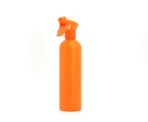 Orange HDPE 500ml Home Plastic Trigger Spray Bottles