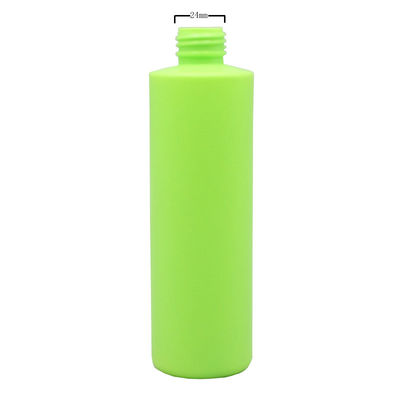 250ml HDPE Cylinder Shampoo Cosmetic Bottle With Screw Cap