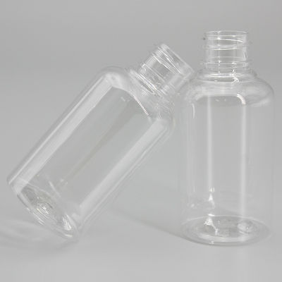 Clear Round Travel Set  2oz Lotion Spray Plastic Bottle