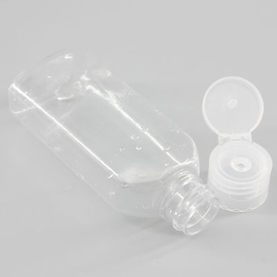 60ml Alcohol Disinfection Gel PET Skin Care Bottle PP Flip Top Cap