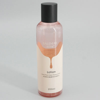 Transparent Pink 120ml  4oz Cylinder Plastic Spray Bottle