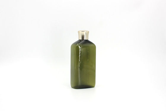 500ml Clear Green Plastic Shampoo Bottle For Hair Essential Oil