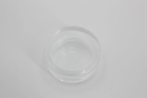 38mm 10ml 5g Clear Cosmetic Jars With Golden Screw Cap