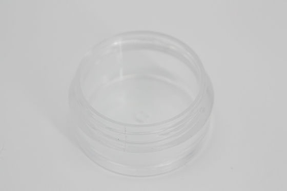 38mm 10ml 5g Clear Cosmetic Jars With Golden Screw Cap