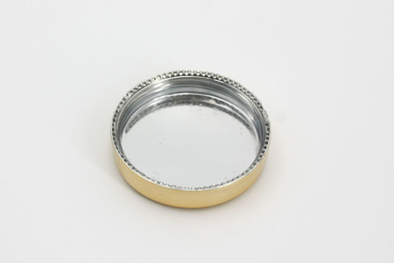 38mm 10ml 5g Clear Cosmetic Jars With Golden Screw Cap