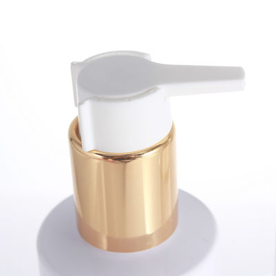 250ml 300ml Shower Gel Bottle Cylindrical High-End Shampoo Plastic Bottle Anodized Aluminum Press Empty Bottle