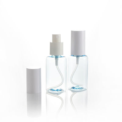 9g 80ml PET Plastic Spray Bottle Full Cover Protective Cap