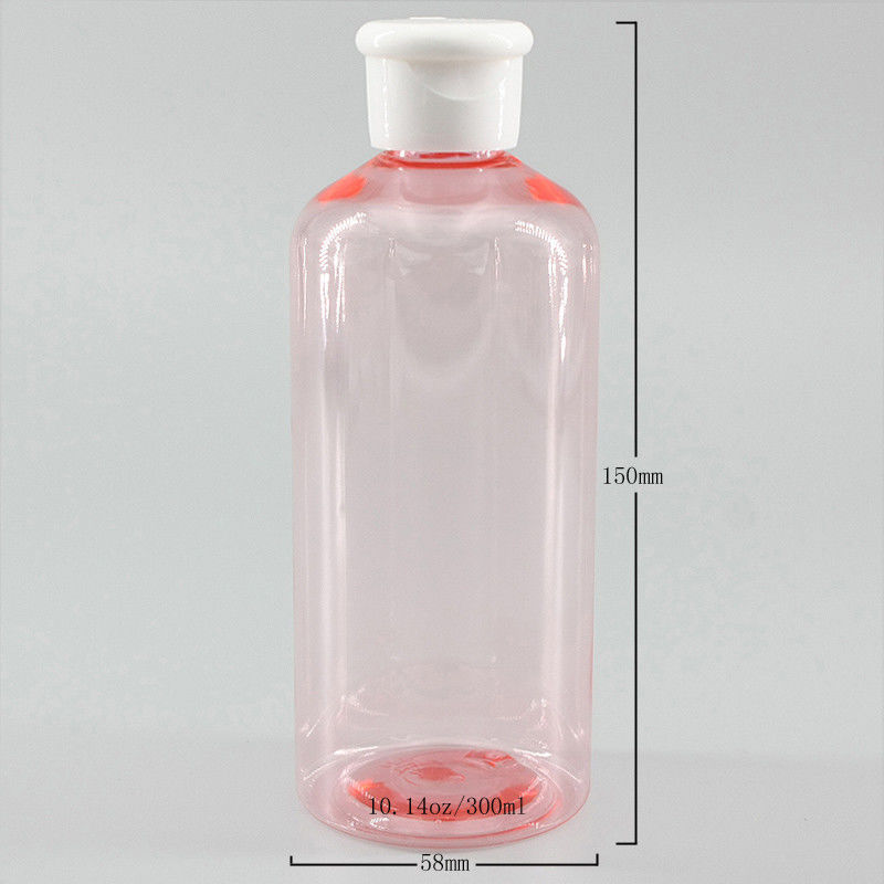 Pink Round 58*126mm 10.14oz Bulk Plastic Bottles
