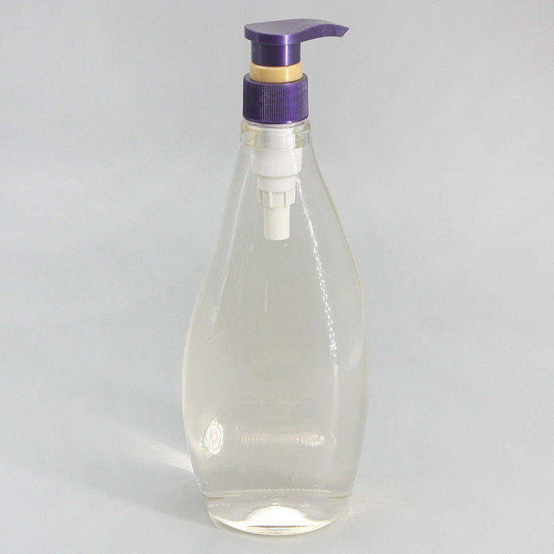 Shampoo Bottle 750ml Transparent Lotion Shower Plastic Bottle Pump Dispenser Clear Large Packaging Bottle Special Shape