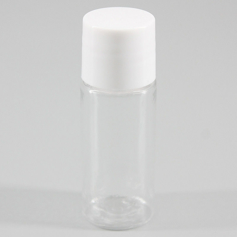 0.4oz/12ml Small Capacity Clear PET Plastic Bottle With White Screw Cap, Travel Set Bottle Perfume Liquid Spray Bottle