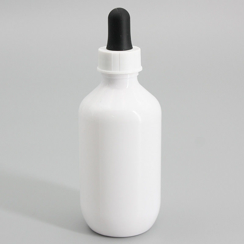 Plastic 100ml Clear Frosted Liquid Essential Oil Dropper Bottle