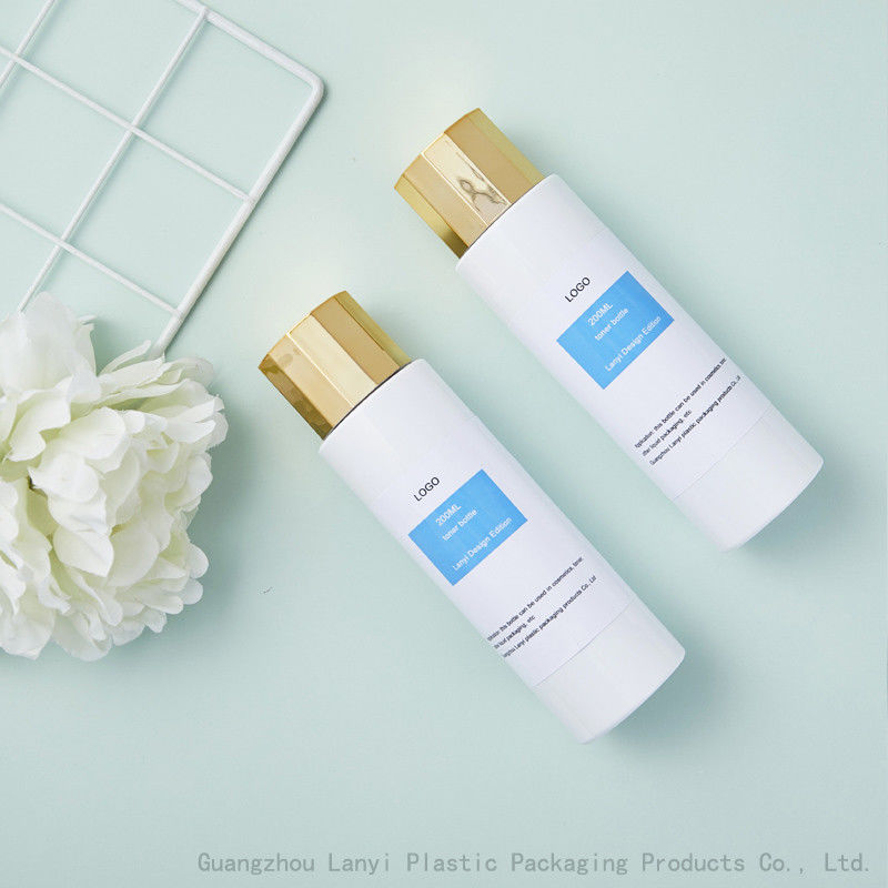 White Cylinder 8.45oz 250ml Plastic Lotion Spray Bottle